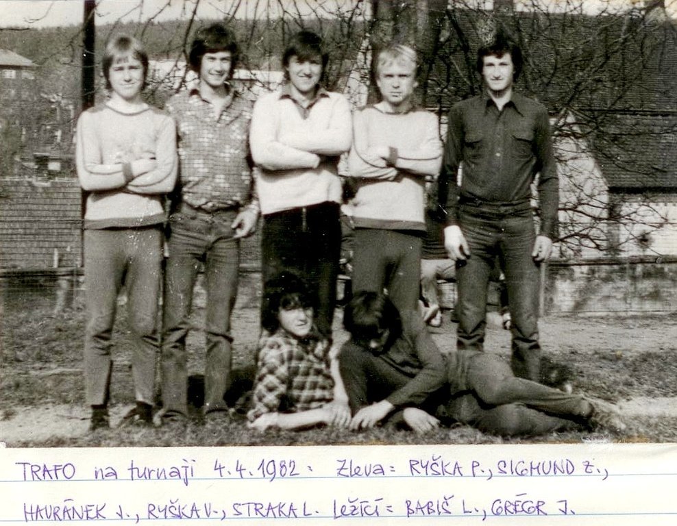 Jedna z prvních fotek týmu Trafa